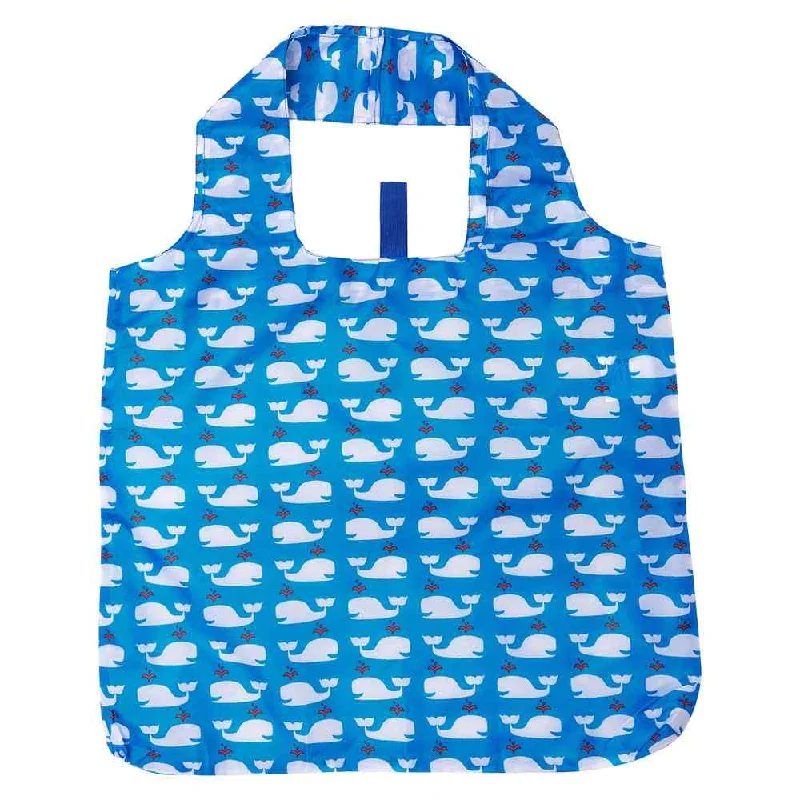 Tote Bag For Office Use Whales Blue blu Bag Reusable Shopping Bag-Machine washable