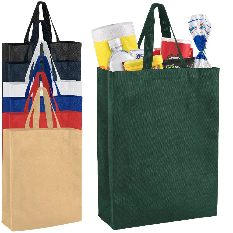 Luxury Bags On Sale 15-Inch Tall Reusable Grocery Shopping Bag - 7 Colors