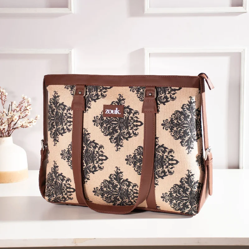 Designer-Inspired Bags At Budget-Friendly Prices Mughal Motif Women's Office Bag