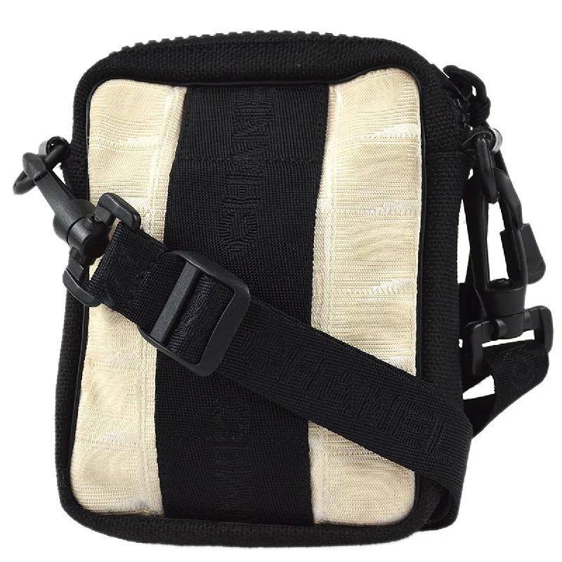 Minimalist Leather Bag For Modern Aesthetics Chanel  2003-2004 Sports Line Shoulder Bag Beige
