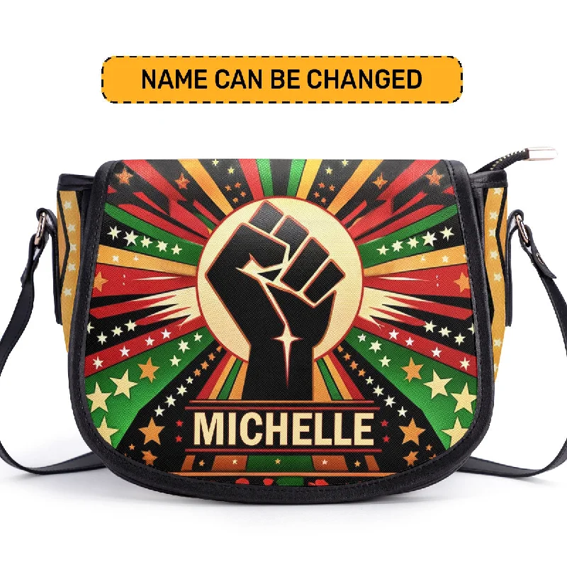 Vintage-Inspired 19 - Personalized Leather Saddle Cross Body Bag SBLSDBT62