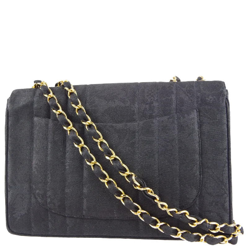 Vibrant Bags With Discounts Chanel * 1991-1994 Embroidery Jumbo Classic Flap Bag
