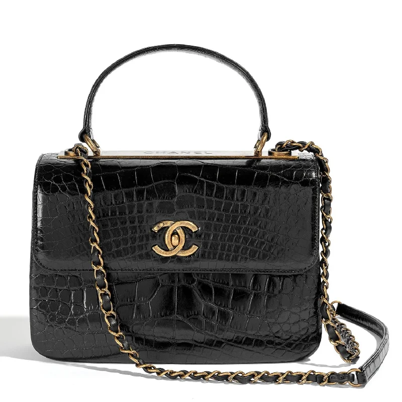 Eco-Friendly And Discounted Bags Black Exotic Vintage Flap Bag