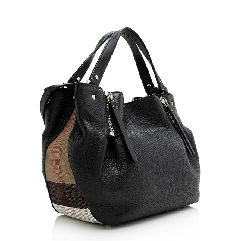 Luxurious But Budget-Friendly Bags Burberry Calfskin House Check Maidstone Small Shoulder Bag (SHF-21815)