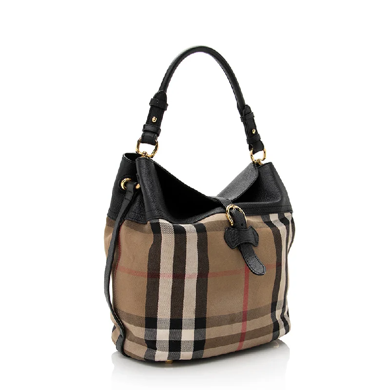 Active Lifestyles Burberry House Check Sycamore Medium Hobo (SHF-22098)