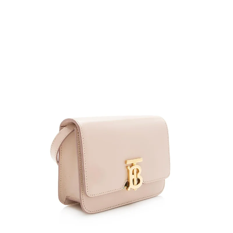 Bags With Limited-Time Deals Burberry Leather TB Flap Mini Shoulder Bag (SHF-22806)
