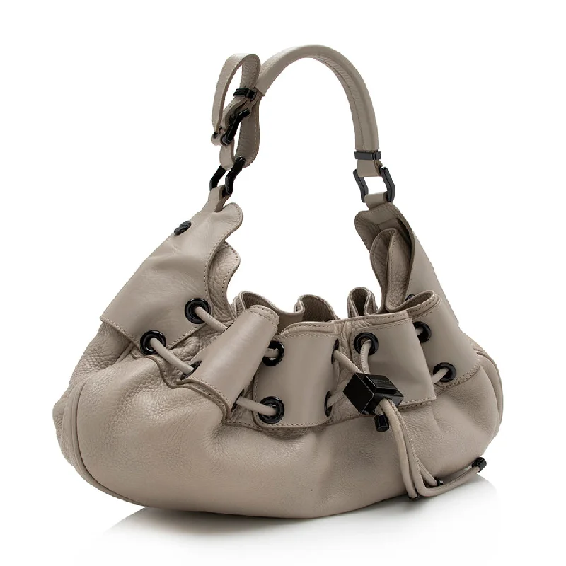 Stylish Yet Affordable Bags Burberry Leather Warrior Hobo (SHF-16558)