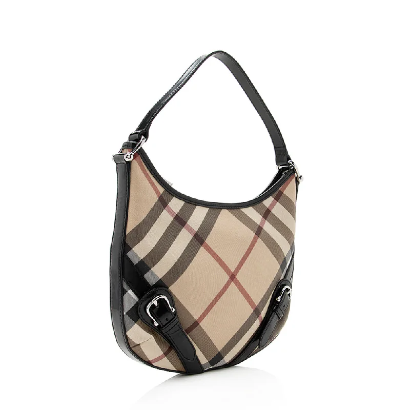Luxurious But Budget-Friendly Bags Burberry Nova Check Larkin Hobo (SHF-19068)