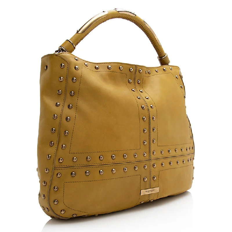 Modern And Limited-Time Offer Bags Burberry Prorsum Leather Studded Hobo (SHF-21913) Modern And Limited-Time Offer Bags Burberry Prorsum Leather Studded Hobo (SHF-21913)