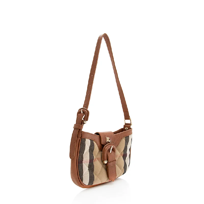 Eco-Friendly Bags For Sustainable Fashion Lovers Burberry Quilted House Check Small Shoulder Bag (SHF-18994)