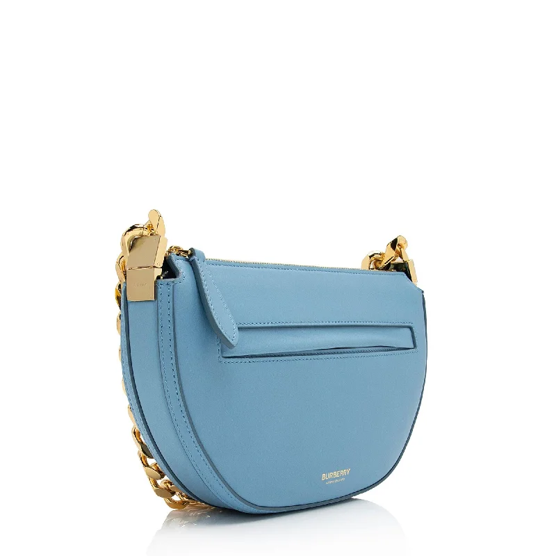 Lightweight Bags For Senior Travelers Burberry Smooth Calfskin Olympia Chain Mini Shoulder Bag (SHF-OHo89z)