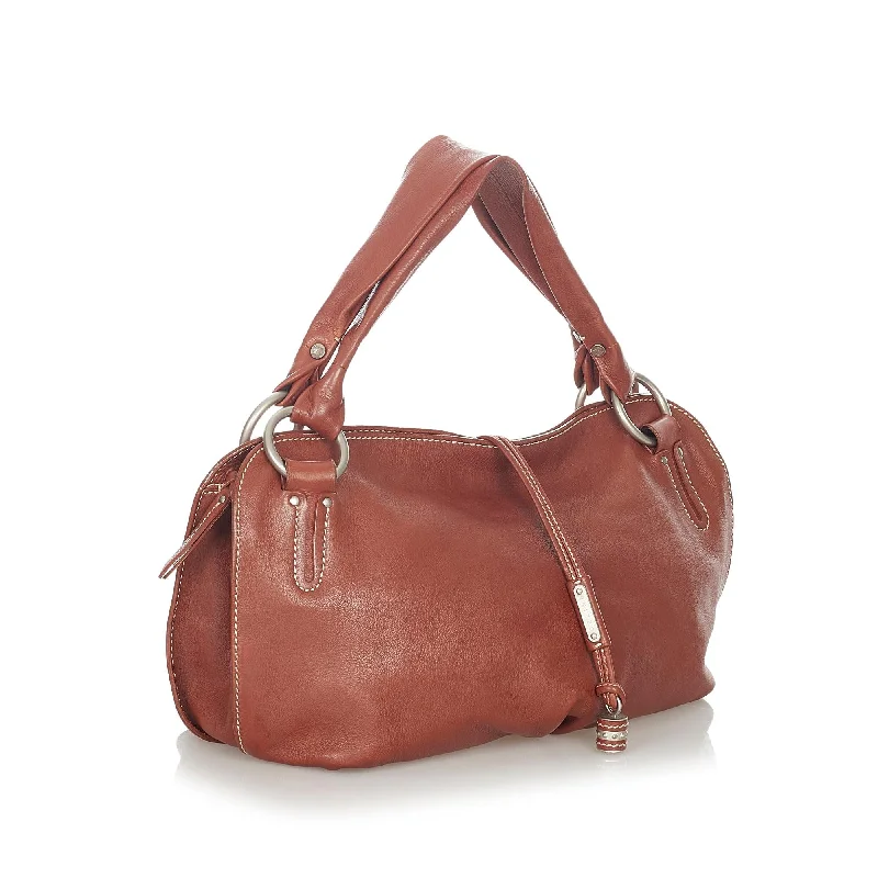 Black Friday And Cyber Monday Bag Deals Celine Bittersweet Leather Shoulder Bag (SHG-23764)