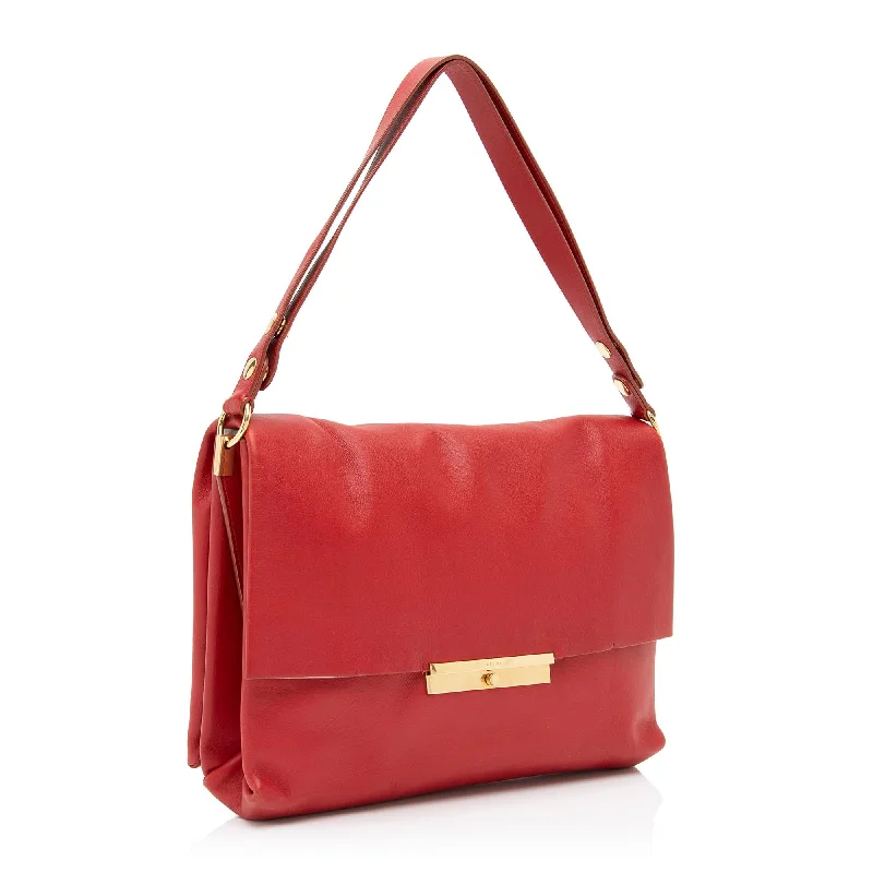 High-Quality Bags On Flash Sale Celine Calfskin Blade Flap Bag (SHF-23713)