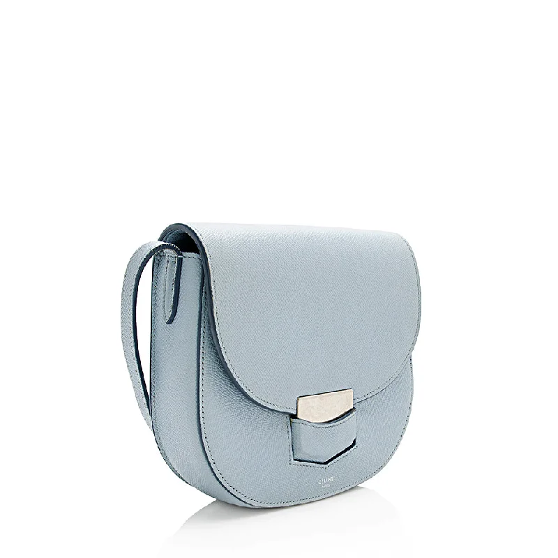 Cyber Monday Discounts On Bags Celine Grained Calfskin Trotteur Small Shoulder Bag (SHF-19818)