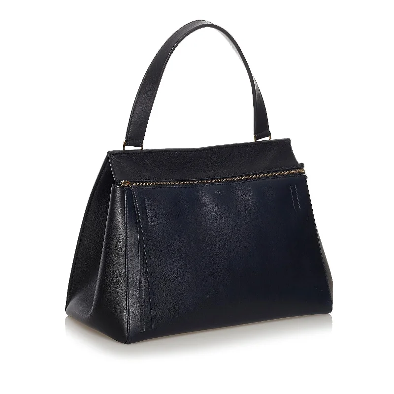 Halloween-Themed Celine Large Edge Leather Shoulder Bag (SHG-37636)
