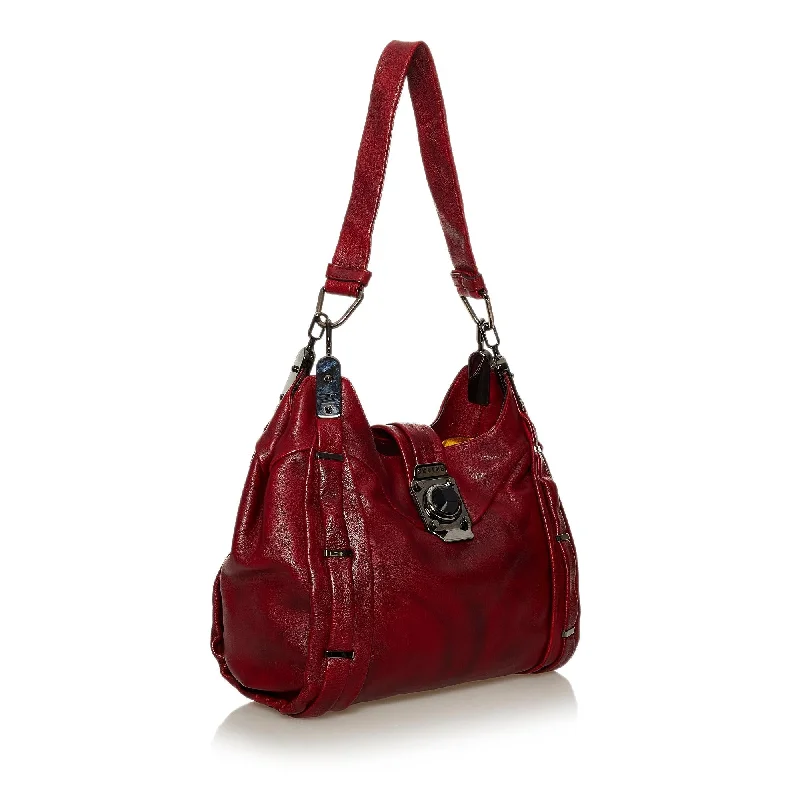 Limited Edition Bags For Collectors Celine Leather Shoulder Bag (SHG-28436)