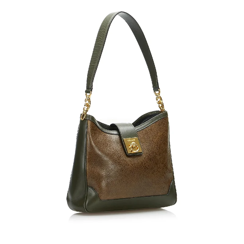 Bag For Modern Fashion Celine Leather Shoulder Bag (SHG-sCPCJs)