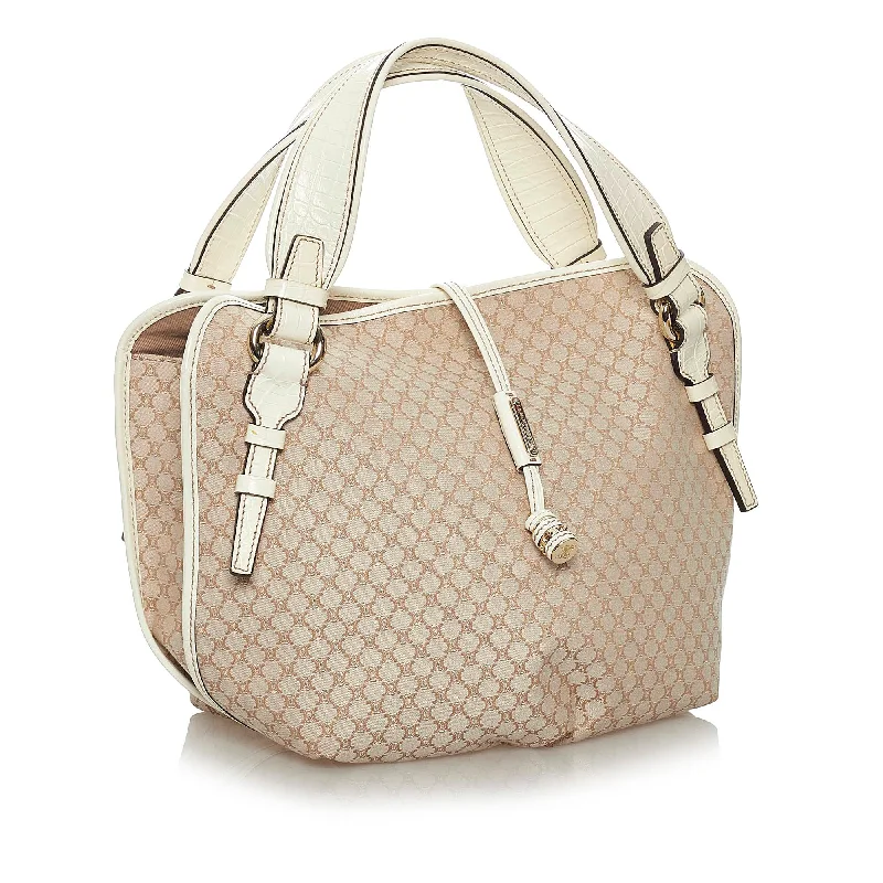 Affordable Handbags Celine Macadam Bittersweet Canvas Shoulder Bag (SHG-28644)