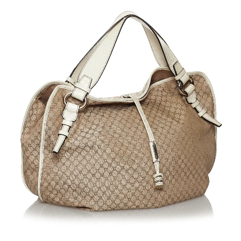 Luxury Bags For Working Professionals Celine Macadam Bittersweet Canvas Shoulder Bag (SHG-30187)