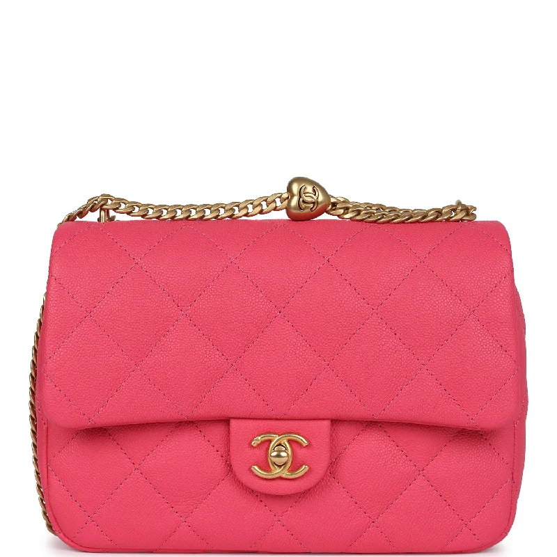 Seasonal Clearance Bags For Summer Chanel Medium Sweetheart Crush Flap Bag Pink Caviar Antique Gold Hardware