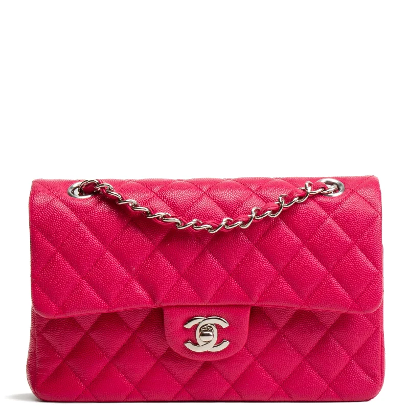 Inspired Bags For Modern Sophistication CHANEL Small Classic Double Flap Bag - Dark Pink
