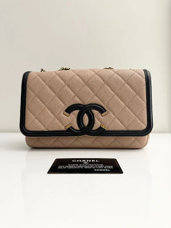 Handbag For Women Chanel Small CC Filigree Flap Bag