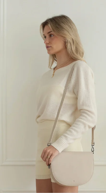 Affordable Handbags ELA MINI VEGAN SADDLE BAG