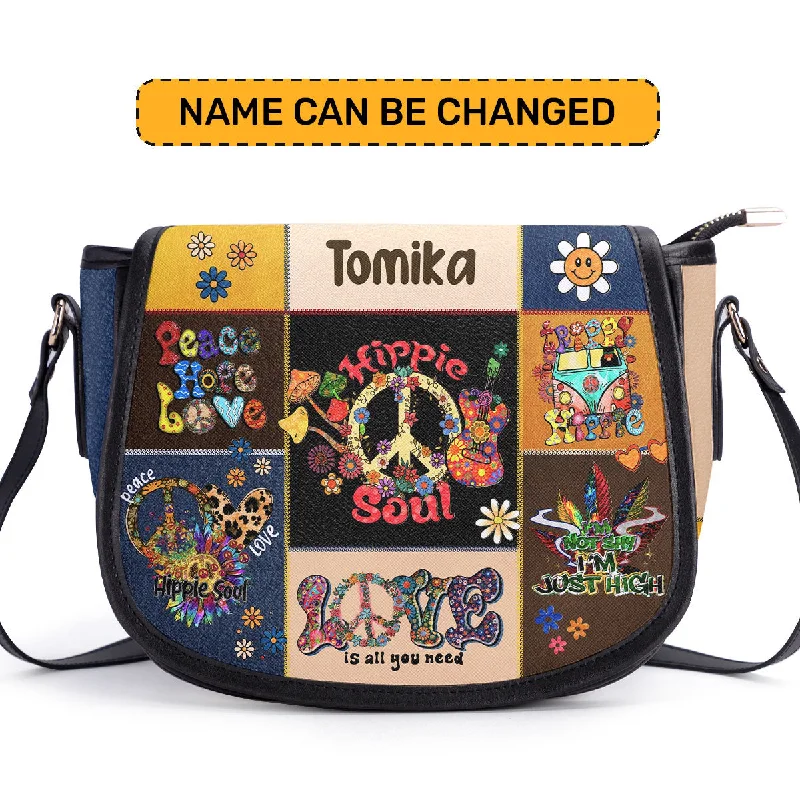 Stylish Bags For Fashion Bloggers Hippie Soul - Personalized Leather Saddle Cross Body Bag SBHN17 Stylish Bags For Fashion Bloggers Hippie Soul - Personalized Leather Saddle Cross Body Bag SBHN17