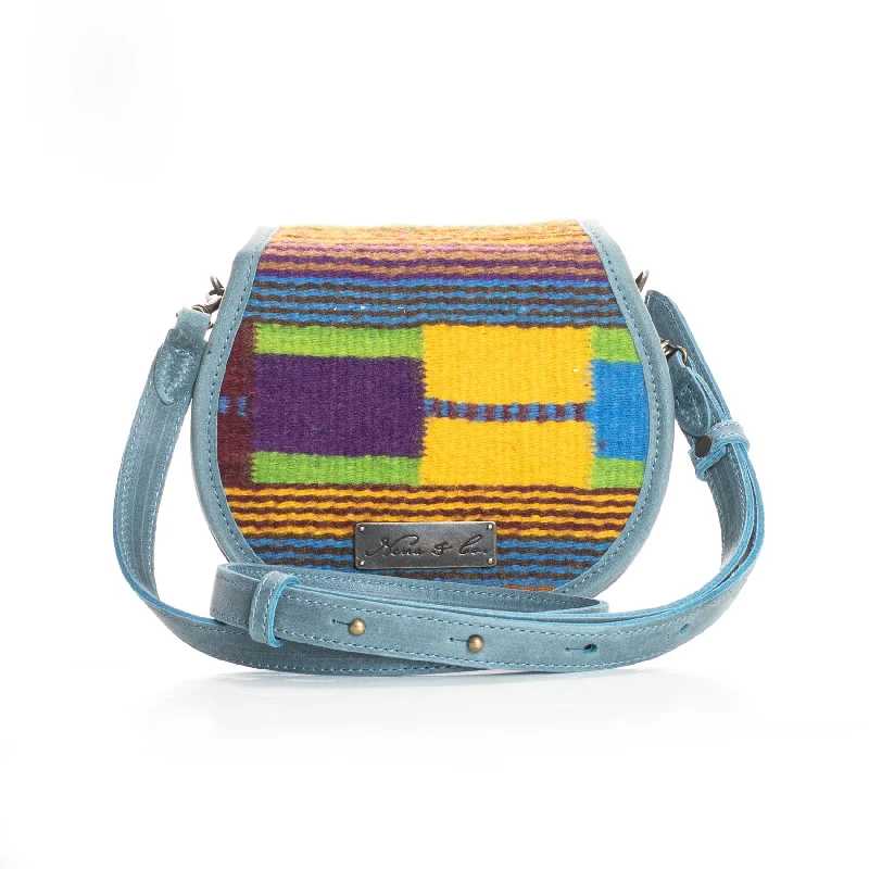 Bag For Modern Fashion SIDEKICK SADDLE BAG - MEXICO COLLECTION - OOAK TEXTILE - TYPHOON LEATHER - NO. 18390 Bag For Modern Fashion SIDEKICK SADDLE BAG - MEXICO COLLECTION - OOAK TEXTILE - TYPHOON LEATHER - NO. 18390