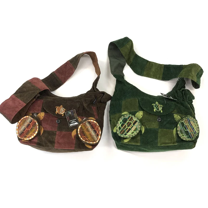 Limited Edition Bags For Collectors Tarrapins Embroidered Patchwork Saddle Bag