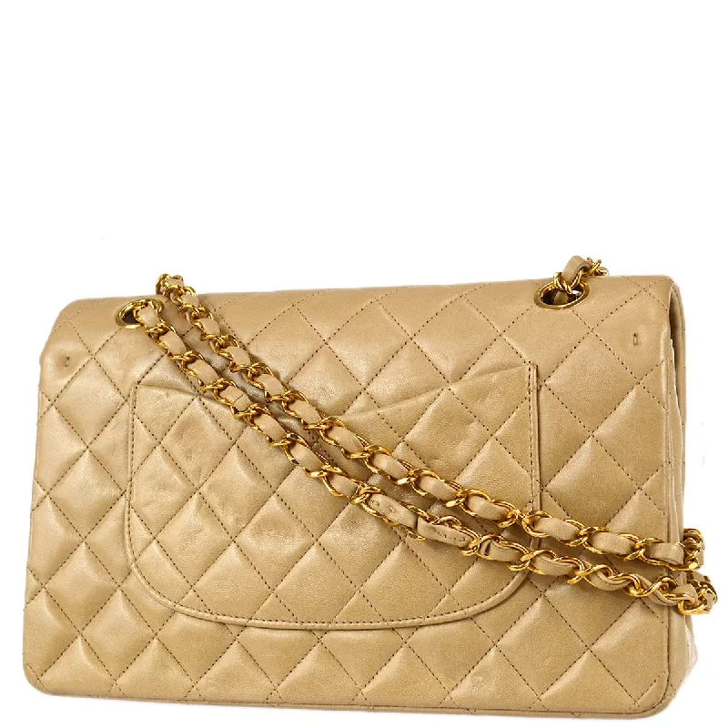 Lightweight Bags For Senior Travelers Chanel 1994-1996 Beige Lambskin Medium Classic Double Flap Shoulder Bag Lightweight Bags For Senior Travelers Chanel 1994-1996 Beige Lambskin Medium Classic Double Flap Shoulder Bag