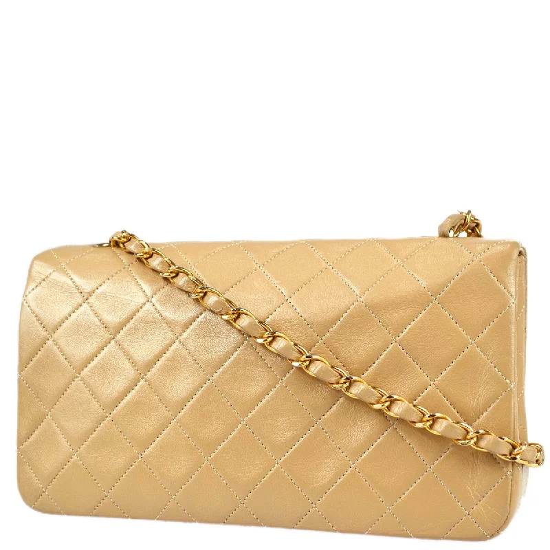 Limited-Time Offers On Trendy And Stylish Bags Chanel 1989-1991 Beige Lambskin Small Full Flap Bag Limited-Time Offers On Trendy And Stylish Bags Chanel 1989-1991 Beige Lambskin Small Full Flap Bag