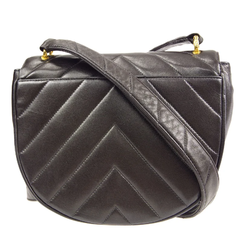 Versatile Bags That Suit Any Outfit Or Event Chanel 1991-1994 Black Lambskin Chevron Shoulder Bag Versatile Bags That Suit Any Outfit Or Event Chanel 1991-1994 Black Lambskin Chevron Shoulder Bag