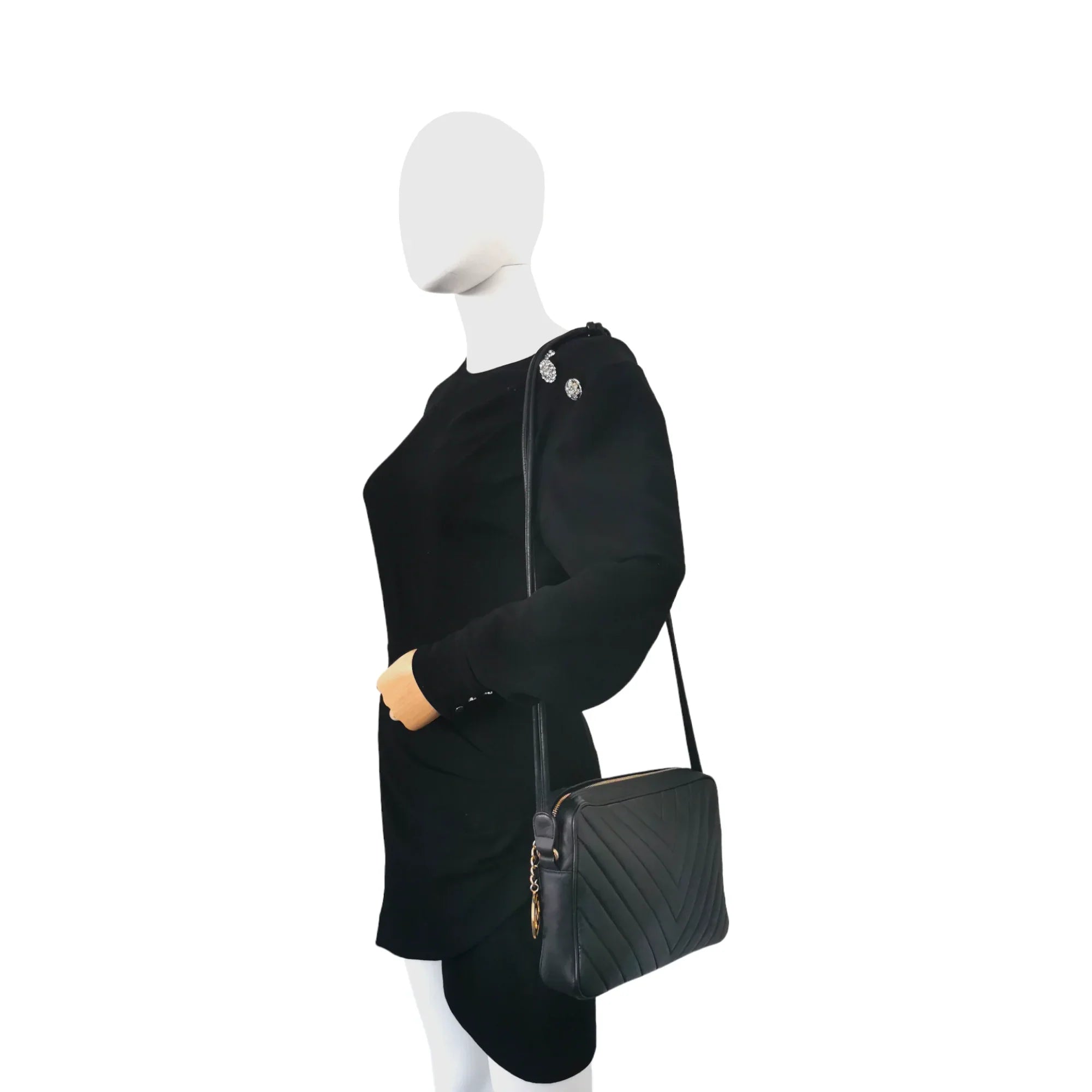 Minimalist Bags For Clean And Modern Aesthetics Chanel Chevron Shoulder Bag Black Lambskin Minimalist Bags For Clean And Modern Aesthetics Chanel Chevron Shoulder Bag Black Lambskin