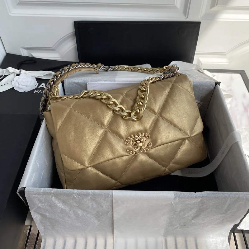 Vintage Bags For Retro And Classic Fashion Lovers CHANEL 19 Maxi Flap Bag