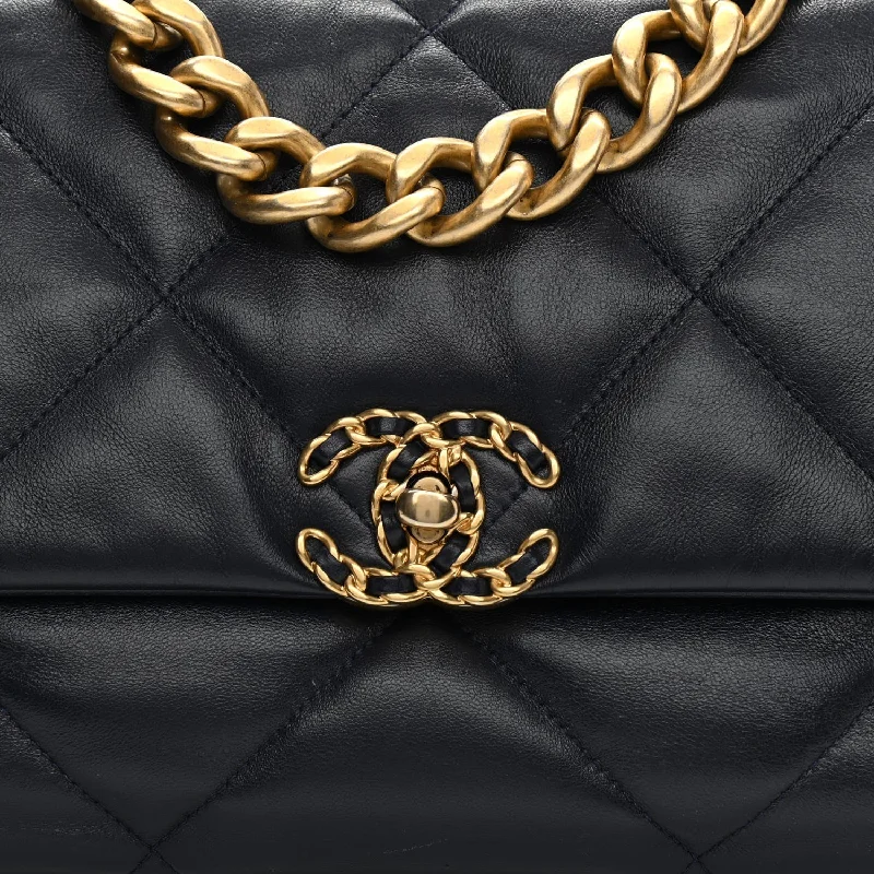 Elegant Bags For Formal Events And Luxury Occasions CHANEL 19 MAXI FLAP BAG GOATSKIN Elegant Bags For Formal Events And Luxury Occasions CHANEL 19 MAXI FLAP BAG GOATSKIN