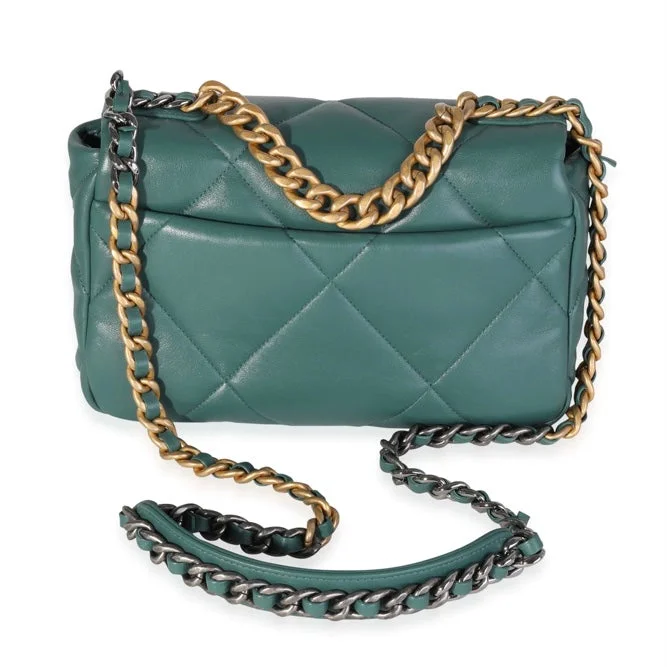Sporty Bags For Active And Athletic Lifestyles CHANEL 19 QUILTED MEDIUM FLAP BAG