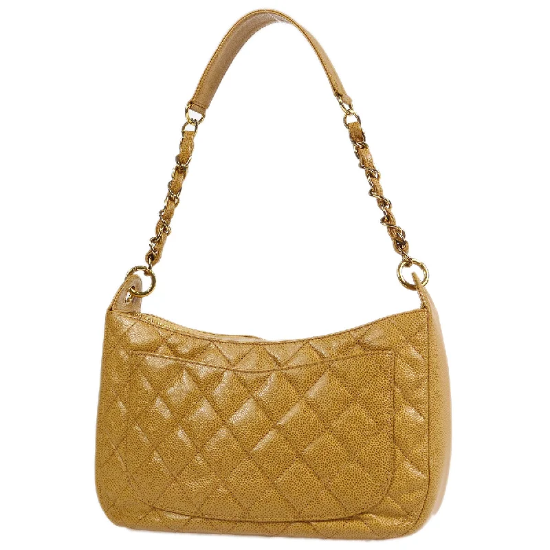 Bags For Personalized Gifts Chanel 2003-2004 Hobo Bag Beige Caviar