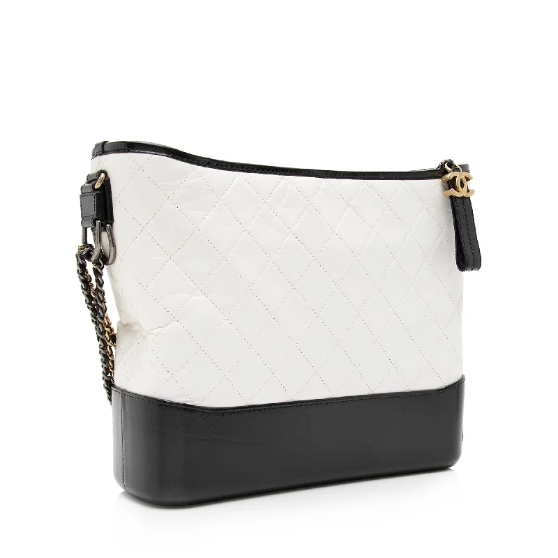 Party Bags For New Year's Eve And Special Occasions Chanel Aged Calfskin Gabrielle Large Hobo (SHF-23656)