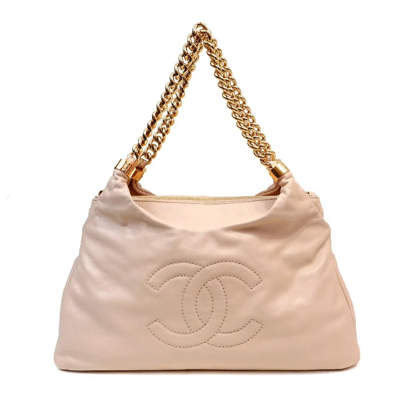 Bags For Playful And Chic Styles Chanel Beige Lambskin Rodeo Drive Hobo