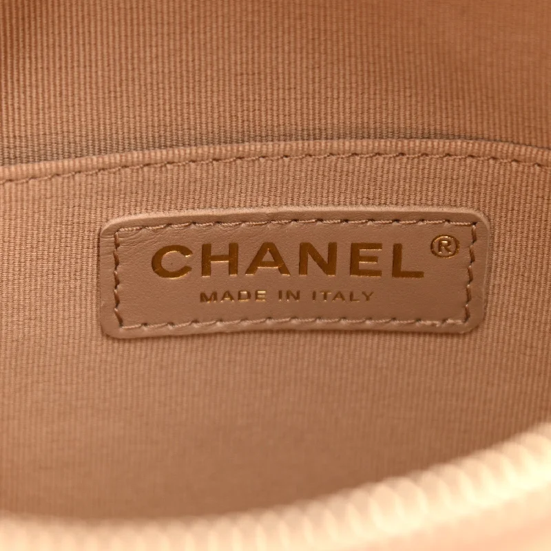 Black Friday Deals On Stylish Handbags CHANEL CC QUILTED LAMBSKIN HOBO BAG