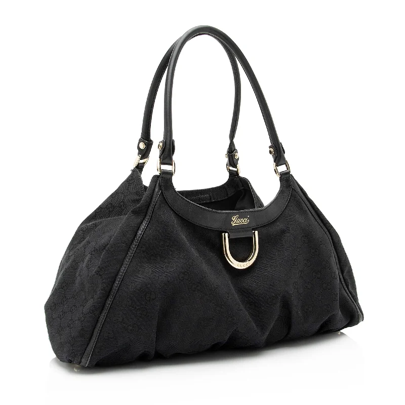 Spacious Bags With Holiday Promotions Gucci GG Canvas D Ring Large Hobo (SHF-23806) Spacious Bags With Holiday Promotions Gucci GG Canvas D Ring Large Hobo (SHF-23806)