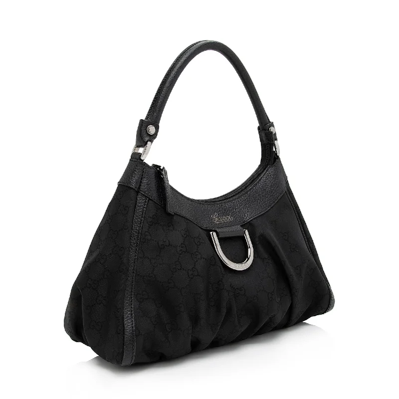 Professional Bags With Office Discounts Gucci GG Canvas D Ring Small Hobo (SHF-4GVypv) Professional Bags With Office Discounts Gucci GG Canvas D Ring Small Hobo (SHF-4GVypv)