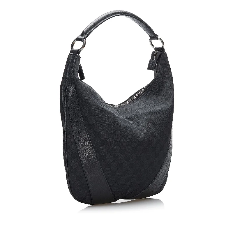 Vibrant Bags With Discounts Gucci GG Canvas Hobo Bag (SHG-fpybPe)