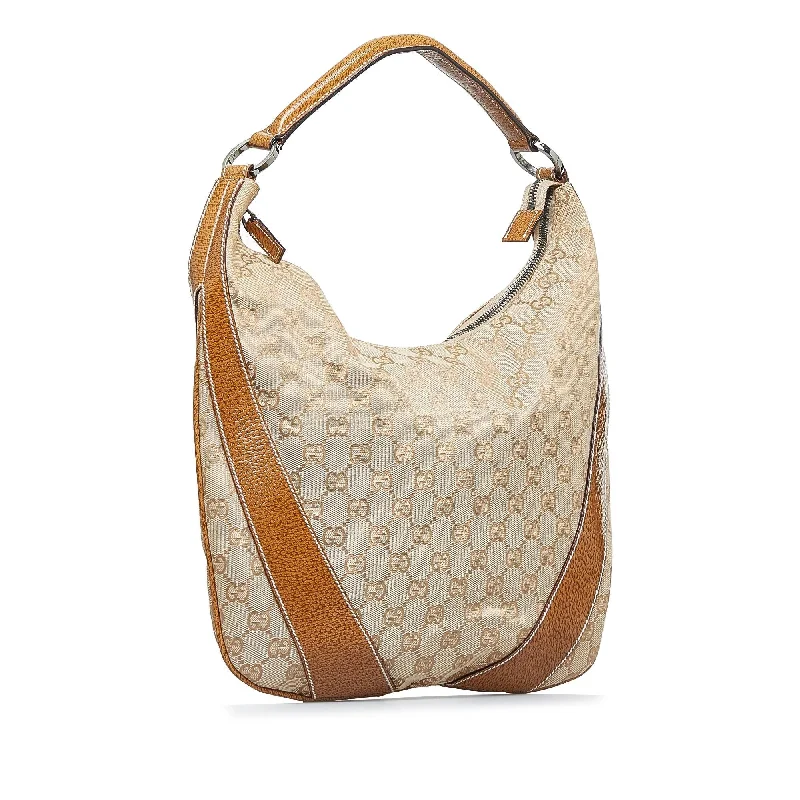 Cozy Handbags With Clearance Prices Gucci GG Canvas Hobo Bag (SHG-GaEe4f)