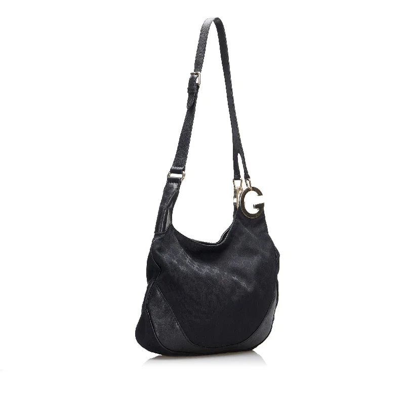 Festive Holiday Gift Bags Gucci GG Canvas Hobo Bag (SHG-if0a3r)