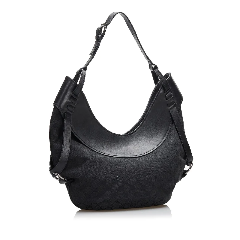 Bags With Seasonal Sales Gucci GG Canvas Hobo Bag (SHG-pRggC6)