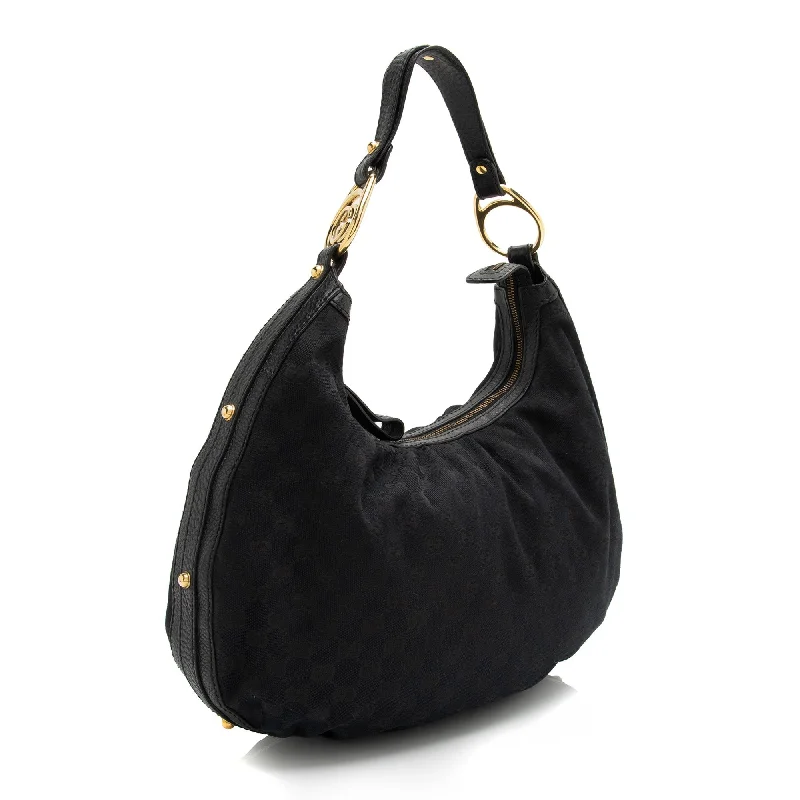 Eco-Friendly Bags For Sustainable Fashion Lovers Gucci GG Canvas Interlocking G Medium Hobo (SHF-23929) Eco-Friendly Bags For Sustainable Fashion Lovers Gucci GG Canvas Interlocking G Medium Hobo (SHF-23929)