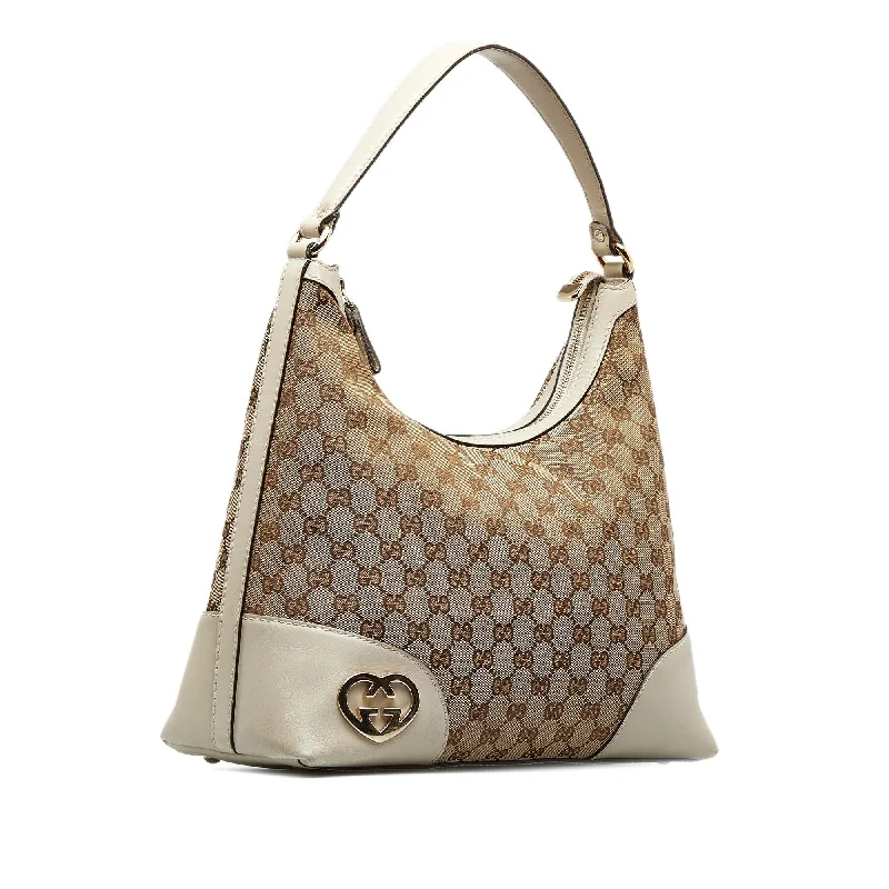 Edgy Bags For Bold And Daring Fashionistas Gucci GG Canvas Lovely Heart Hobo (SHG-SnfJQ9) Edgy Bags For Bold And Daring Fashionistas Gucci GG Canvas Lovely Heart Hobo (SHG-SnfJQ9)
