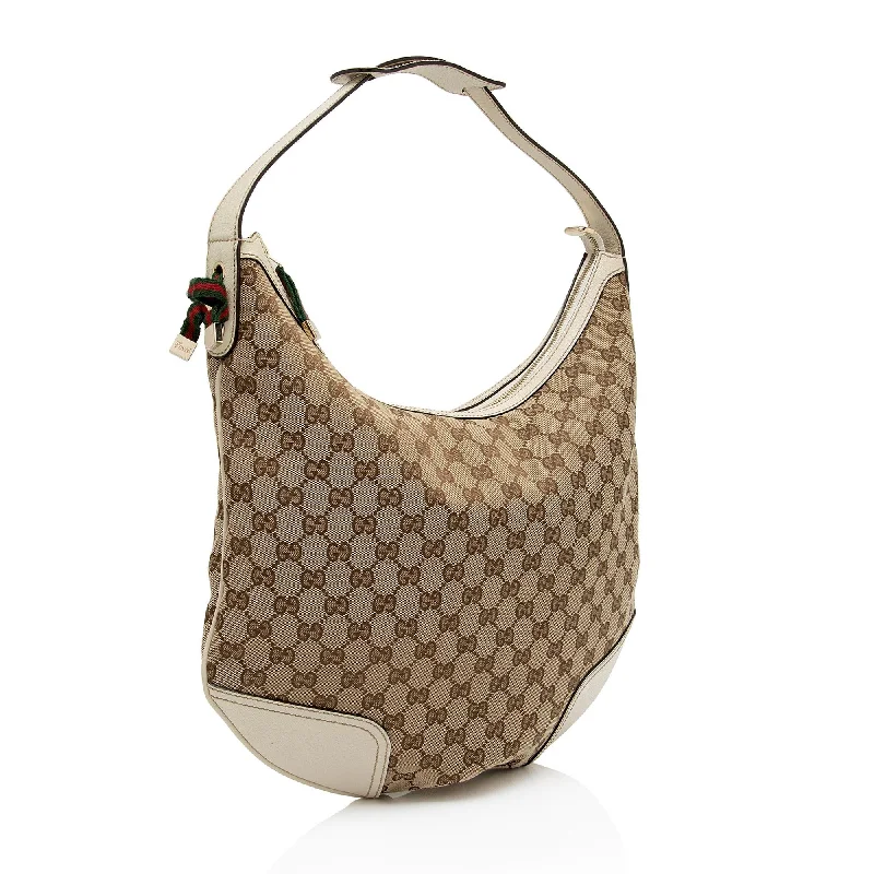 Flash Sales On Premium And High-Quality Bags Gucci GG Canvas Princy Large Hobo (SHF-nIZpdD)